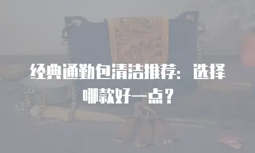 经典通勤包清洁推荐：选择哪款好一点？