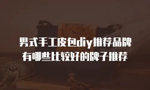 男式手工皮包diy推荐品牌有哪些比较好的牌子推荐