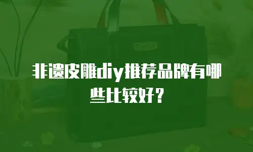 非遗皮雕diy推荐品牌有哪些比较好？
