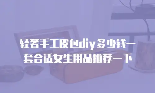 轻奢手工皮包diy多少钱一套合适女生用品推荐一下