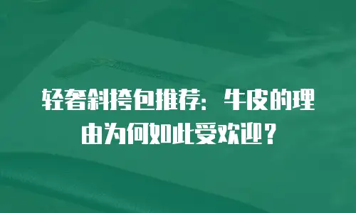 轻奢斜挎包推荐：牛皮的理由为何如此受欢迎？