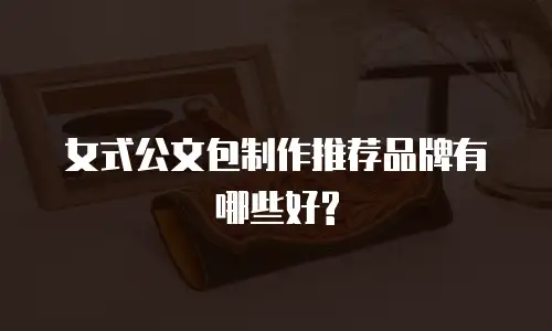 女式公文包制作推荐品牌有哪些好?