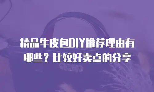精品牛皮包DIY推荐理由有哪些？比较好卖点的分享