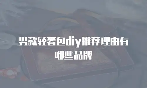 男款轻奢包diy推荐理由有哪些品牌