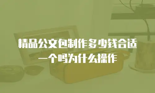 精品公文包制作多少钱合适一个吗为什么操作