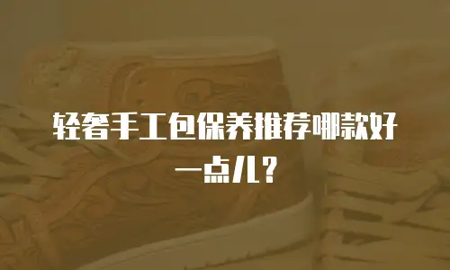 轻奢手工包保养推荐哪款好一点儿？