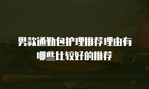 男款通勤包护理推荐理由有哪些比较好的推荐