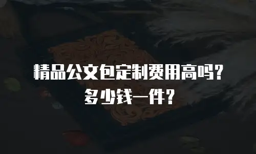 精品公文包定制费用高吗？多少钱一件？