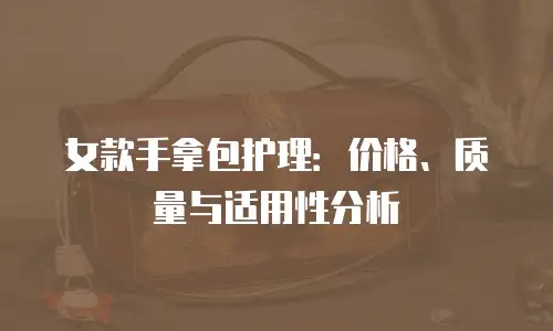 女款手拿包护理：价格、质量与适用性分析