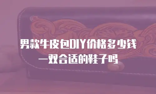 男款牛皮包DIY价格多少钱一双合适的鞋子吗