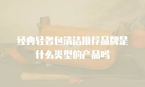 经典轻奢包清洁推荐品牌是什么类型的产品吗