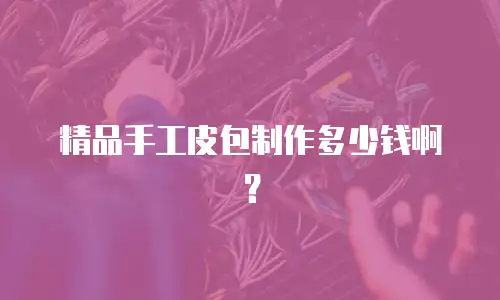 精品手工皮包制作多少钱啊？