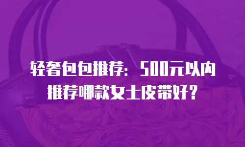 轻奢包包推荐：500元以内推荐哪款女士皮带好？