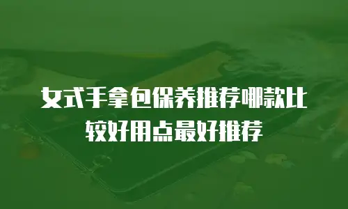 女式手拿包保养推荐哪款比较好用点最好推荐