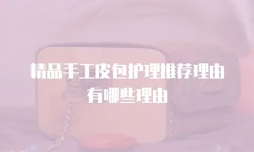 精品手工皮包护理推荐理由有哪些理由