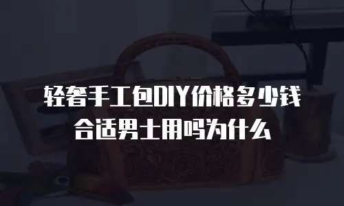 轻奢手工包DIY价格多少钱合适男士用吗为什么