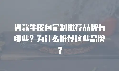 男款牛皮包定制推荐品牌有哪些？为什么推荐这些品牌？