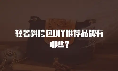轻奢斜挎包DIY推荐品牌有哪些？