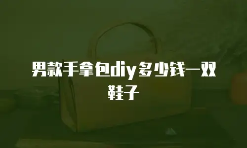 男款手拿包diy多少钱一双鞋子