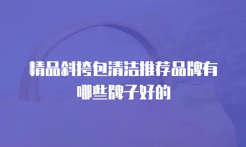 精品斜挎包清洁推荐品牌有哪些牌子好的
