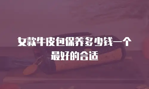 女款牛皮包保养多少钱一个最好的合适