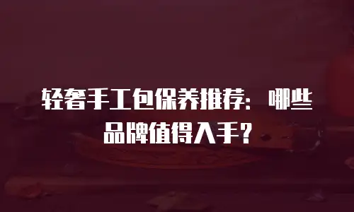 轻奢手工包保养推荐：哪些品牌值得入手？