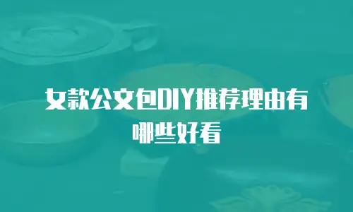 女款公文包DIY推荐理由有哪些好看