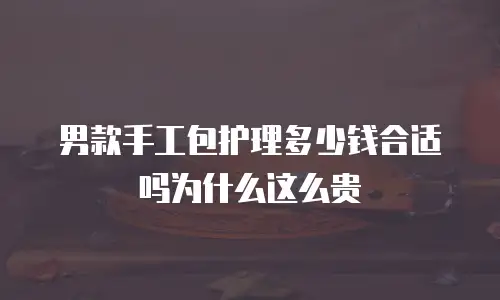 男款手工包护理多少钱合适吗为什么这么贵