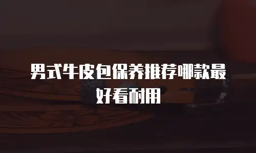 男式牛皮包保养推荐哪款最好看耐用
