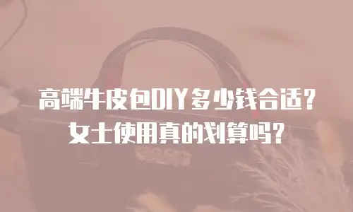 高端牛皮包DIY多少钱合适？女士使用真的划算吗？