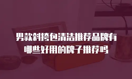 男款斜挎包清洁推荐品牌有哪些好用的牌子推荐吗