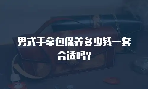 男式手拿包保养多少钱一套合适吗？