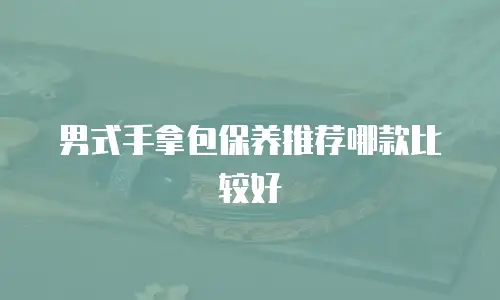 男式手拿包保养推荐哪款比较好