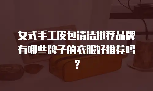 女式手工皮包清洁推荐品牌有哪些牌子的衣服好推荐吗？