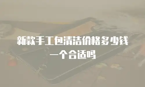 新款手工包清洁价格多少钱一个合适吗
