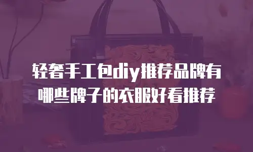 轻奢手工包diy推荐品牌有哪些牌子的衣服好看推荐