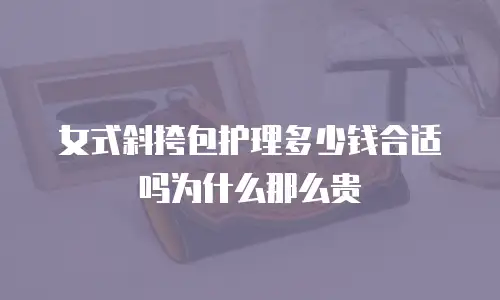 女式斜挎包护理多少钱合适吗为什么那么贵