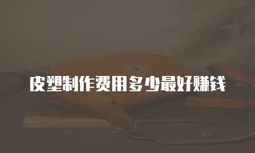 皮塑制作费用多少最好赚钱