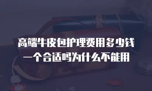 高端牛皮包护理费用多少钱一个合适吗为什么不能用