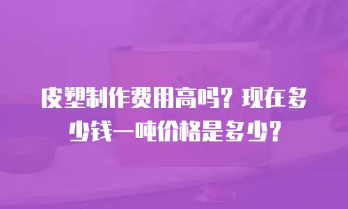 皮塑制作费用高吗？现在多少钱一吨价格是多少？