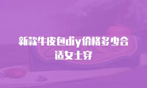 新款牛皮包diy价格多少合适女士穿