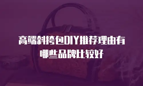 高端斜挎包DIY推荐理由有哪些品牌比较好