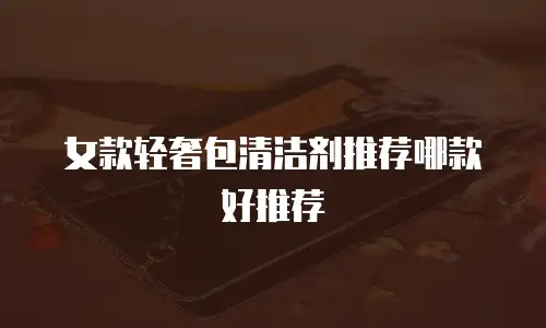 女款轻奢包清洁剂推荐哪款好推荐