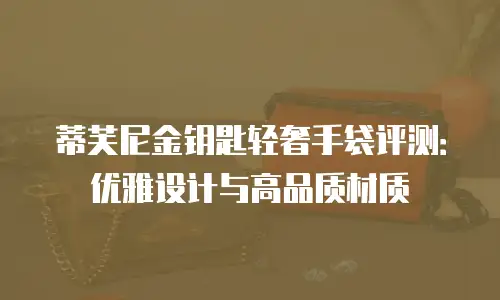 蒂芙尼金钥匙轻奢手袋评测：优雅设计与高品质材质