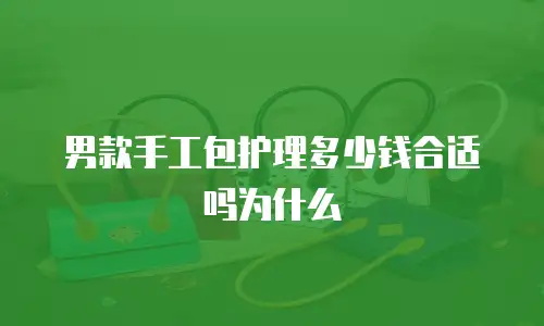 男款手工包护理多少钱合适吗为什么
