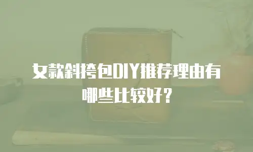 女款斜挎包DIY推荐理由有哪些比较好？