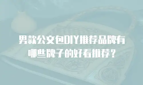 男款公文包DIY推荐品牌有哪些牌子的好看推荐？