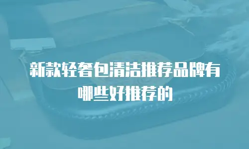 新款轻奢包清洁推荐品牌有哪些好推荐的