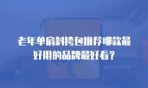 老年单肩斜挎包推荐哪款最好用的品牌最好看？