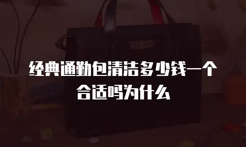 经典通勤包清洁多少钱一个合适吗为什么